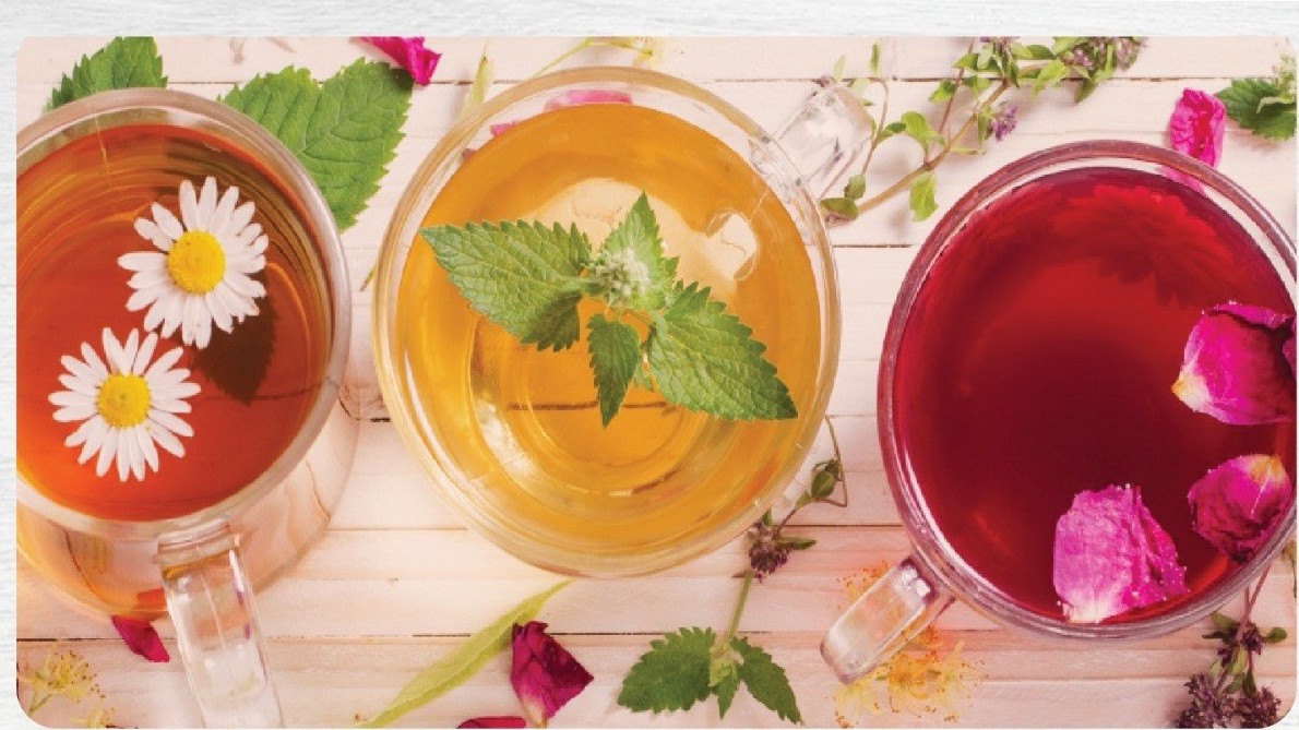 Caramel Herbal Tea at Olive & Grill