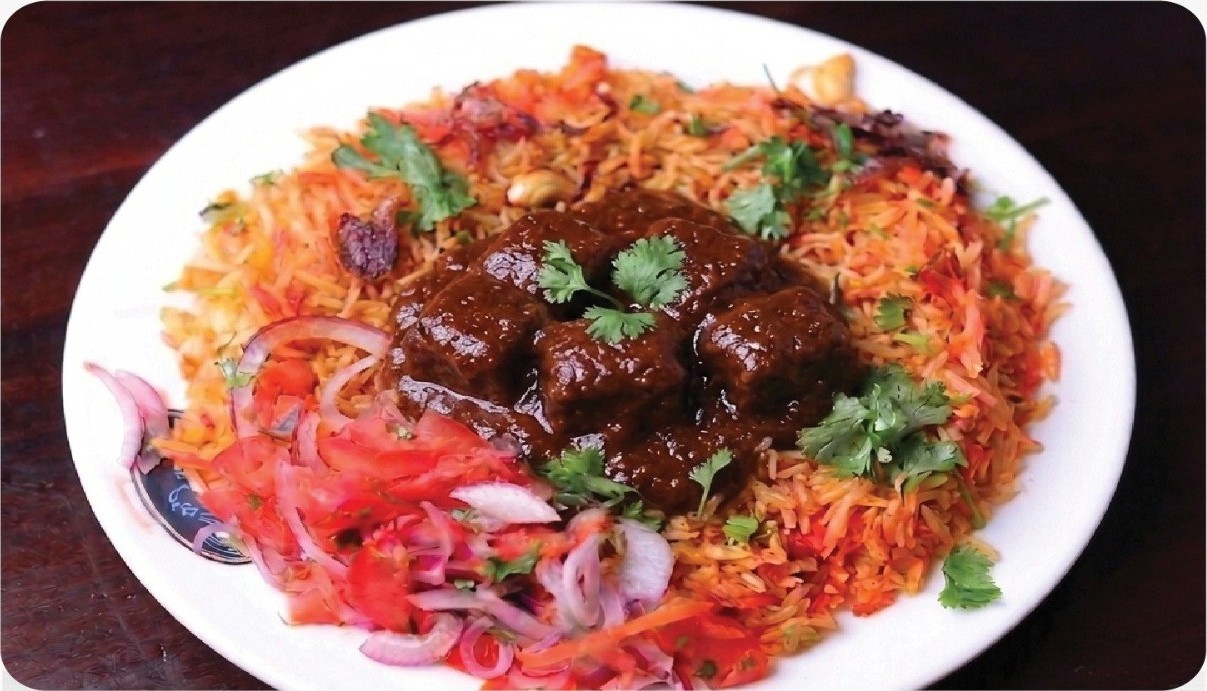 Beef Biryani at Olive & Grill
