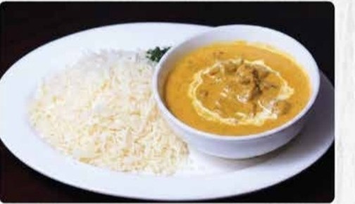 Chicken Curry with Rice at Olive & Grill