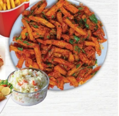 Chips Masala at Olive & Grill