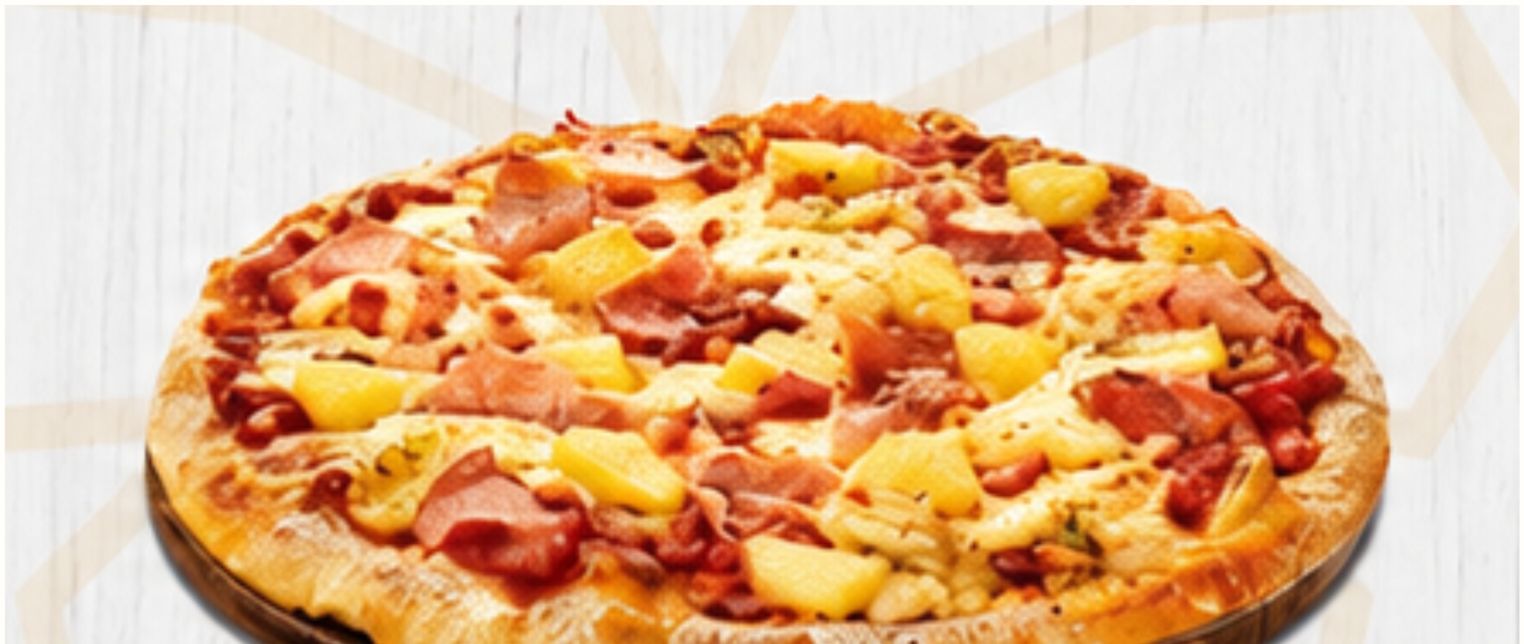 Hawaiian Chicken Pizza at Olive & Grill