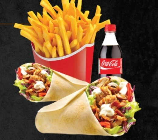 Standard Shawarma Roll at Olive & Grill